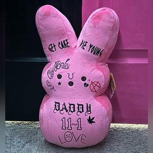 NWT 16” Customized Lil Peep Tattooed Pink Peep Plush